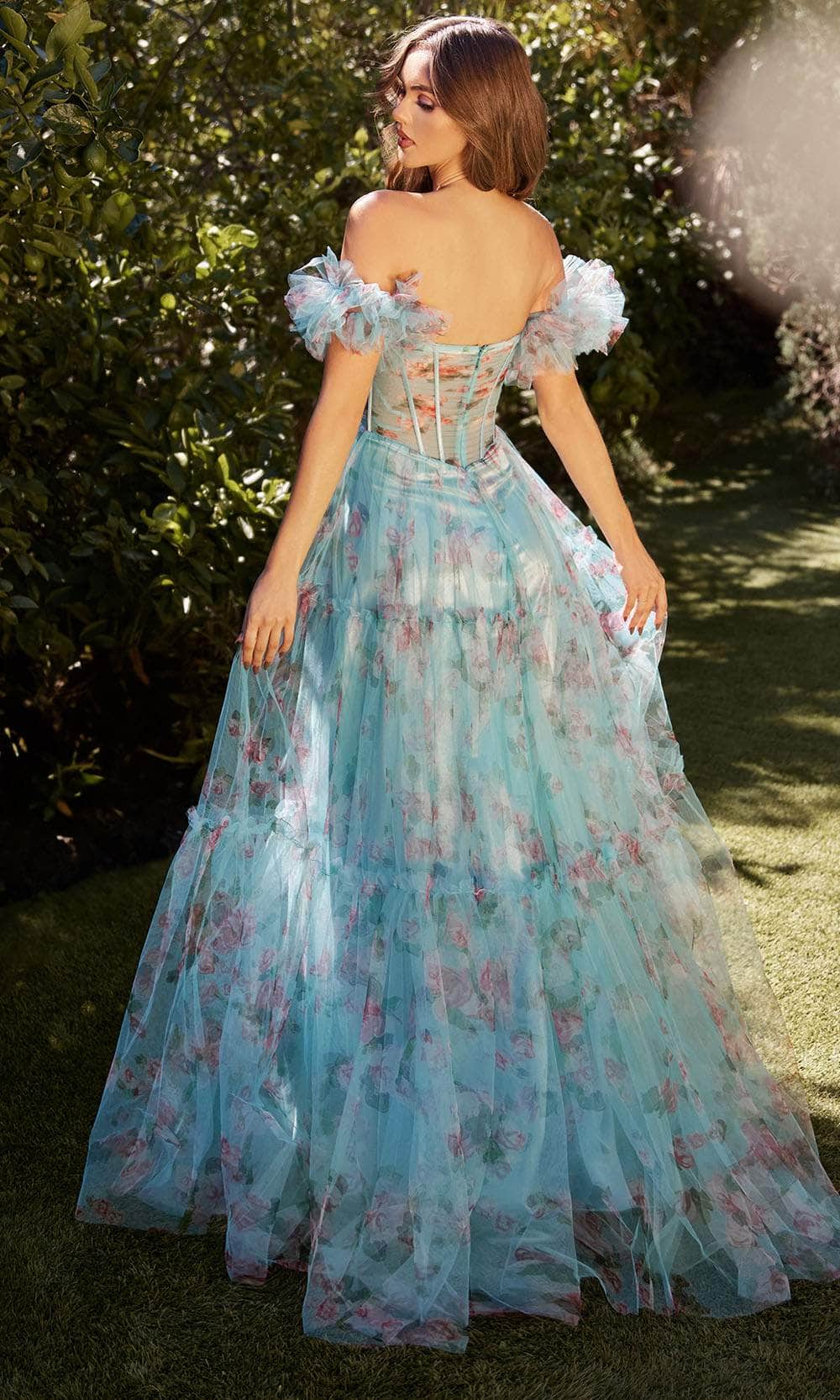 Floral Print Satin Twill Woven Strappy Maxi Prom Dress | Karen Millen